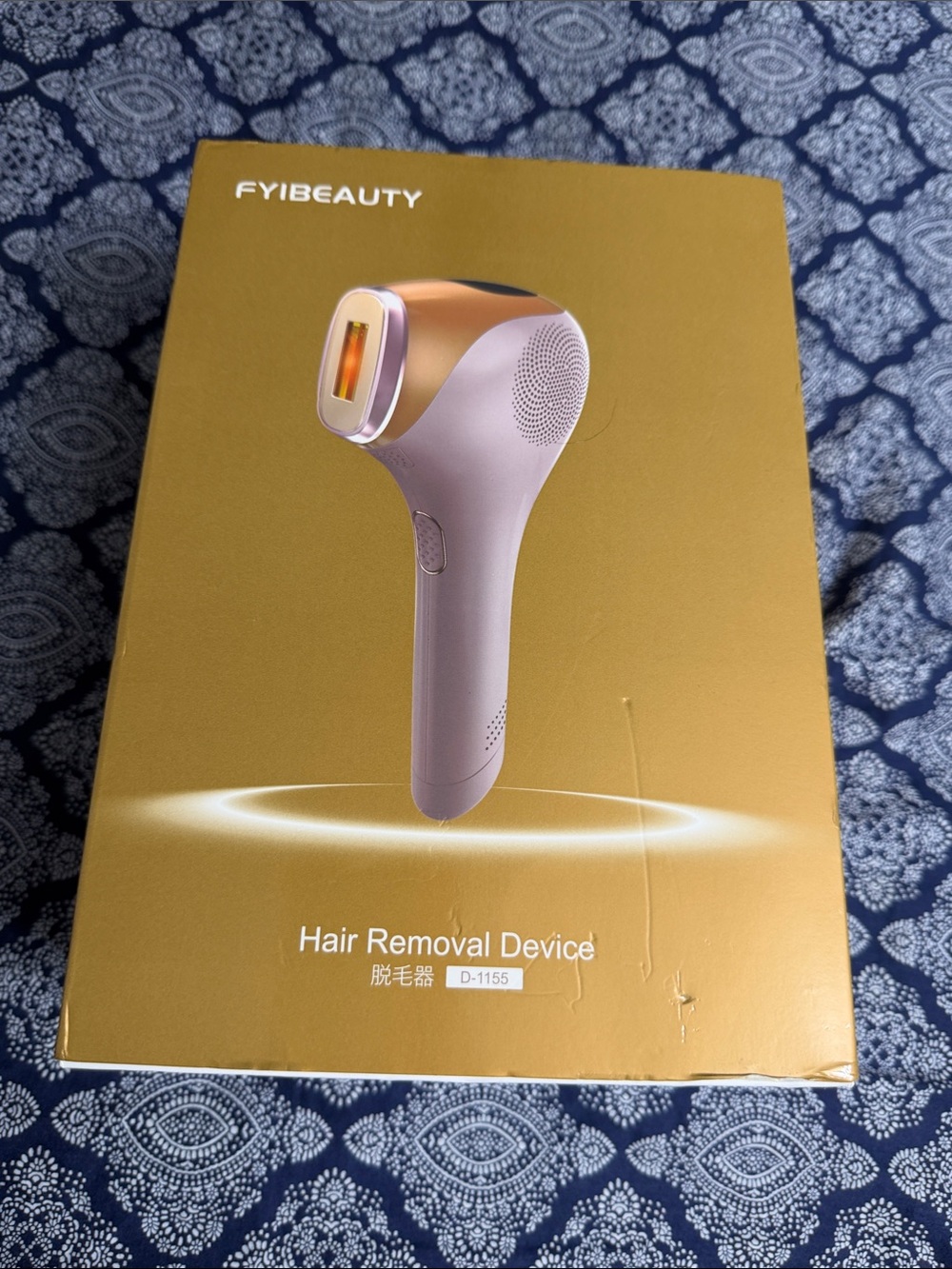 Pink & Gold Hair Removal Device